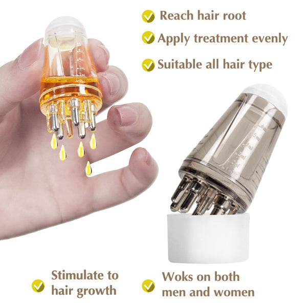 Portable Scalp Oil Applicator Comb – Hair Growth & Scalp Massage Tool