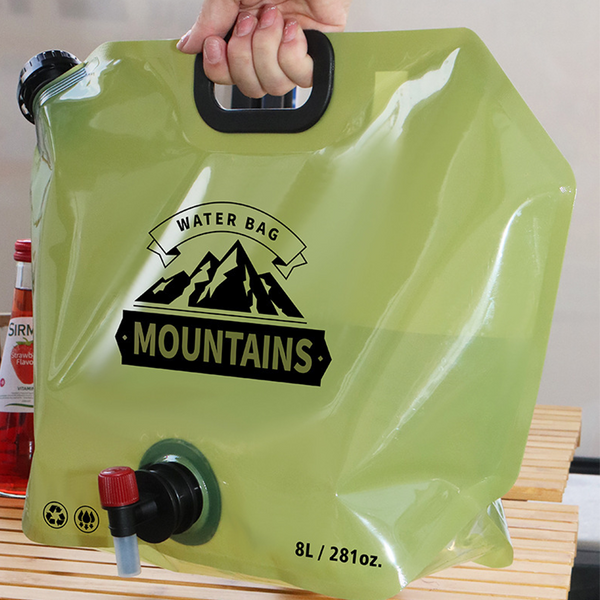 8 Litre Foldable Water Storage Bag – Leak-Proof & Reusable Solution for Water Shortage